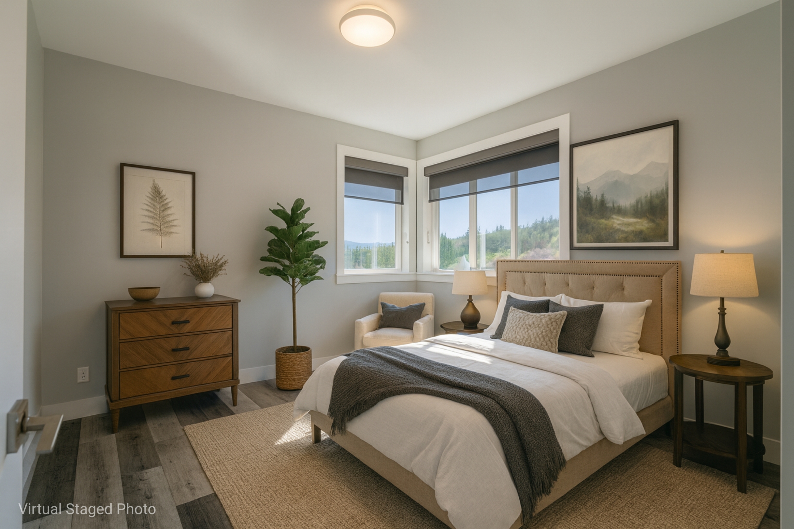 mountain modern bedroom #2