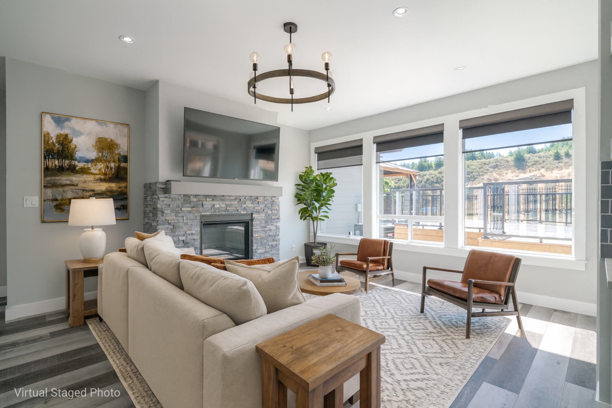 mountain modern living area