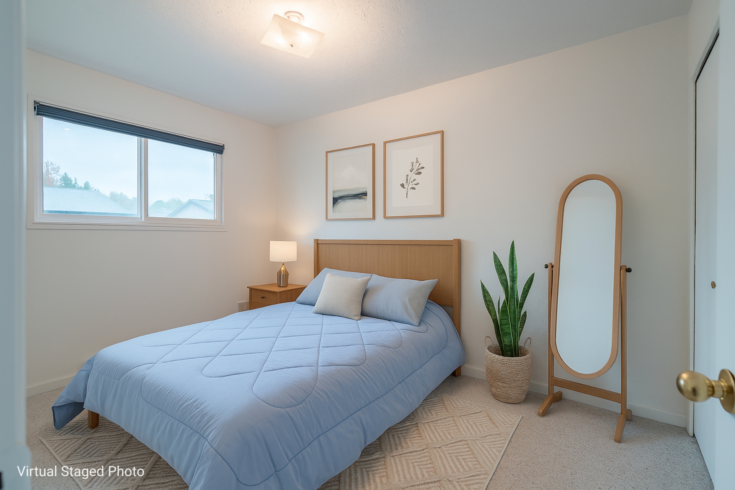 cozy and modern 1st bedroom