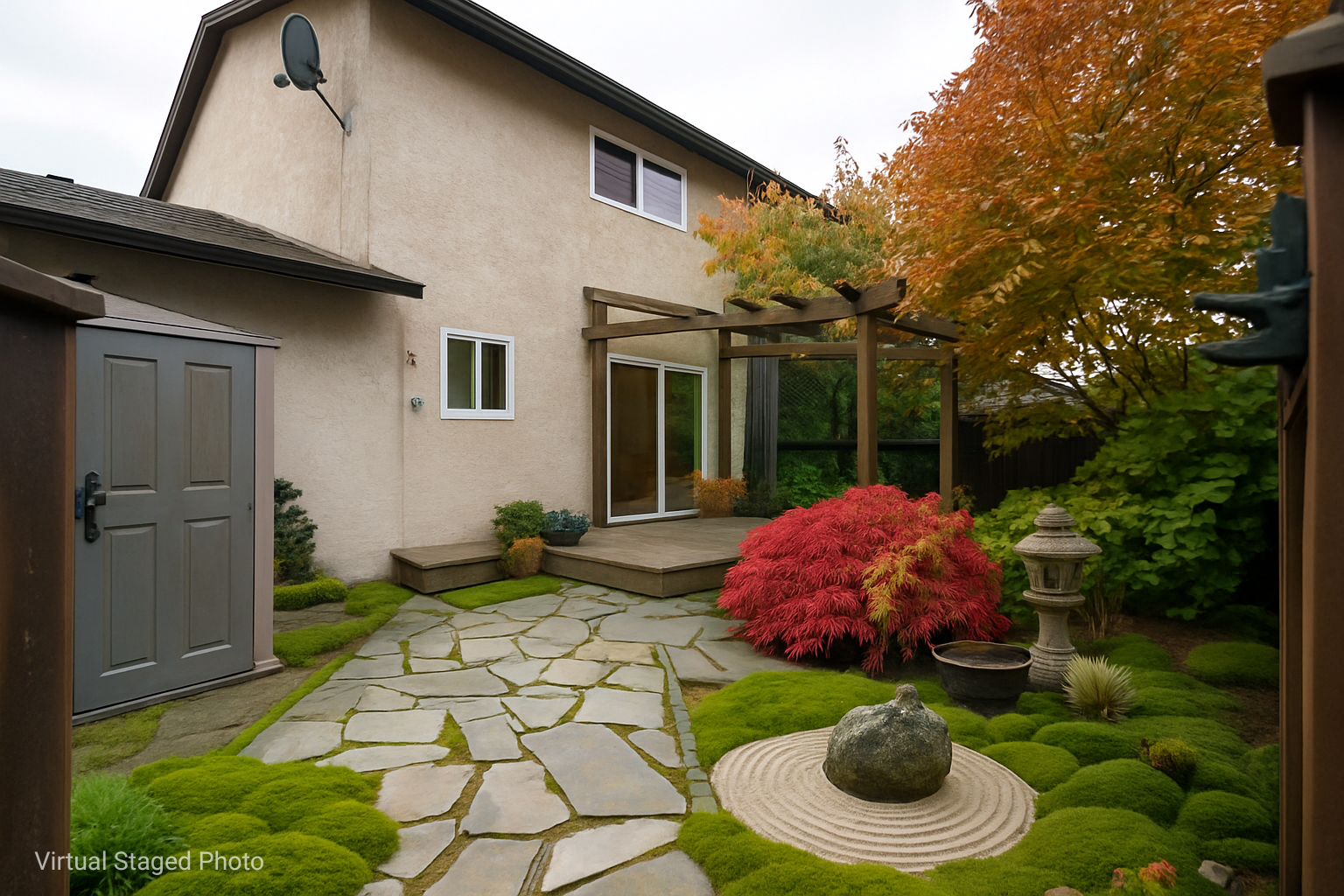 japanese style backyard